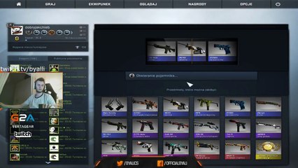 CS:GO - When a pro opens cases on stream