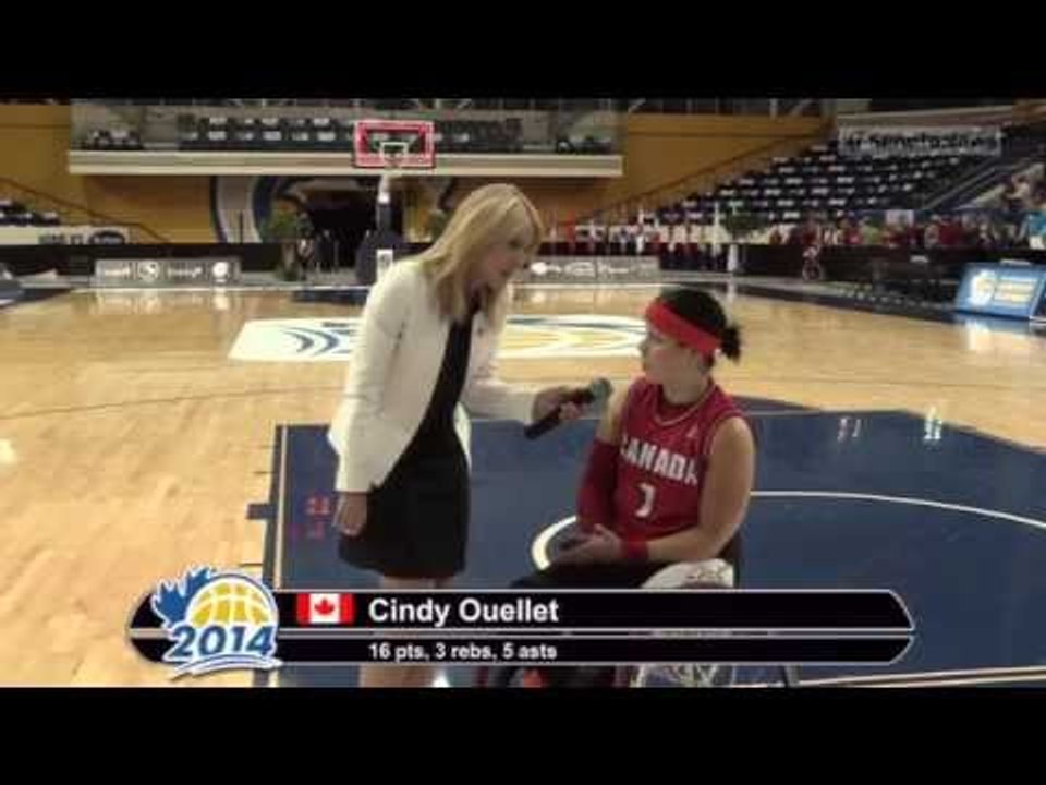 INTERVIEW: Cindy Ouellet (Canada) | 2014 IWBF Women's World WheelchairBasketball Championships