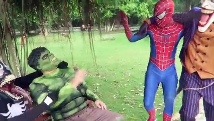 Spiderman SAW a Sea Monster! Kraken Attack Spiderman Hulk Venom Joker Superhero Funny Chil