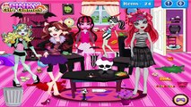 Monster High Juegos De Draculaura Limpieza De La Habitación!