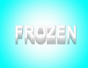 How To Make frozen text Photoshop