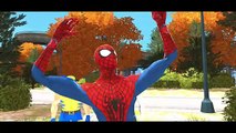 Disney Pixar Cars Spiderman, White Spiderman, Wolverine X-Men and Lightning McQueen & Nursery Rhymes