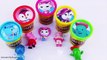 Sheriff Callie Toy Story 4 Play-Doh Surprise Eggs Tubs Play-Doh Dippin Dots Learn Colors Series