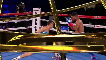 Rene Alvarado Scores a Knockdown in the final round