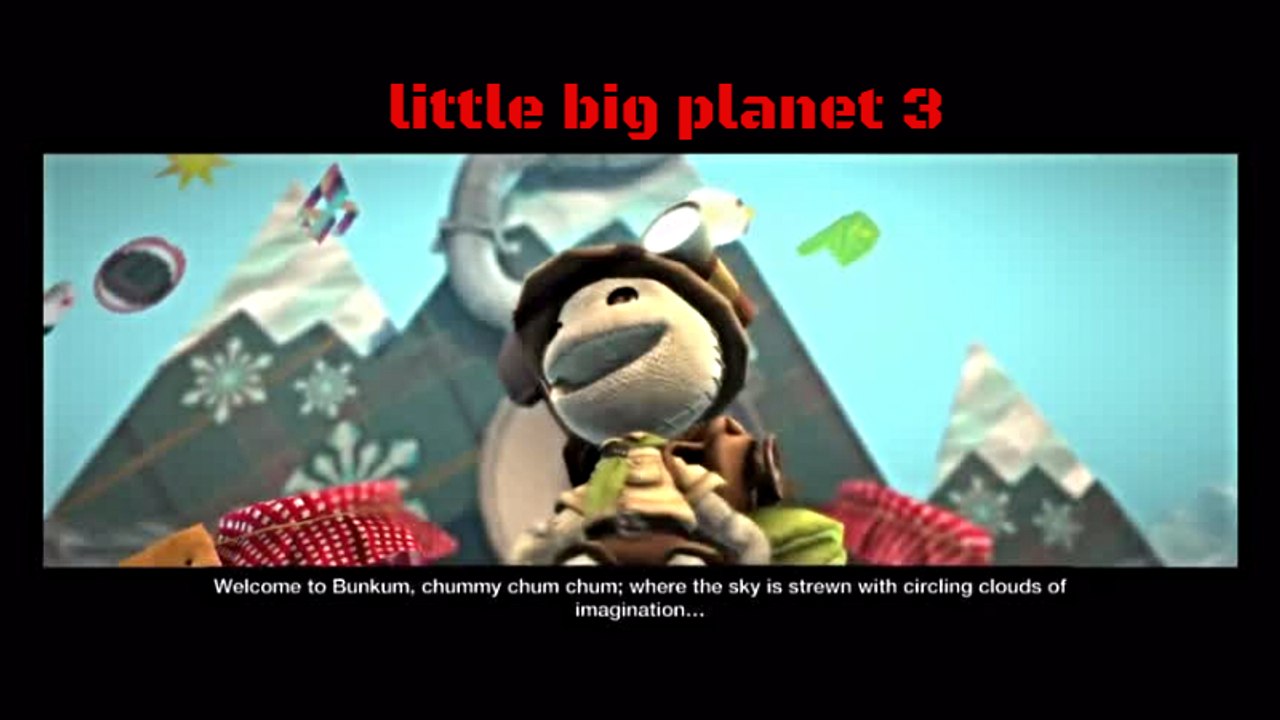First World Walkthrough | LittleBigPlanet 3 | no commentary video