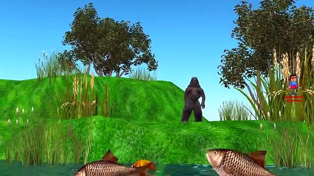 Тигр Против Крокодила, Мультфильмы И Динозавры Против Годзиллы Пение Finger Семья Потешки