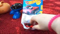 Mr. Potatohead and Surprise Egg Opening with Hot Wheels Fun Play Time!
