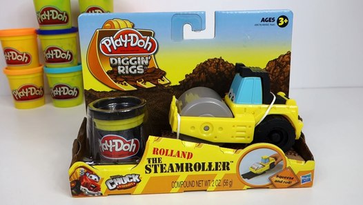 play doh steamroller