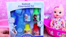 Baby Alive Color Changing Bathtime Frozen Fingerpaint Disney Princess Doll Ariel Bath Styl