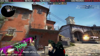 CSGO: ChrisJ 1v5 retake clutch in FPL