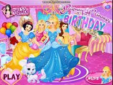 Дисней день рождения вечеринка Принцесса Эльза Анна Рапунцель Золушка и снег белый игра для дитя
