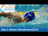Day 2 finals | 2014 IPC Swimming European Championships, Eindhoven