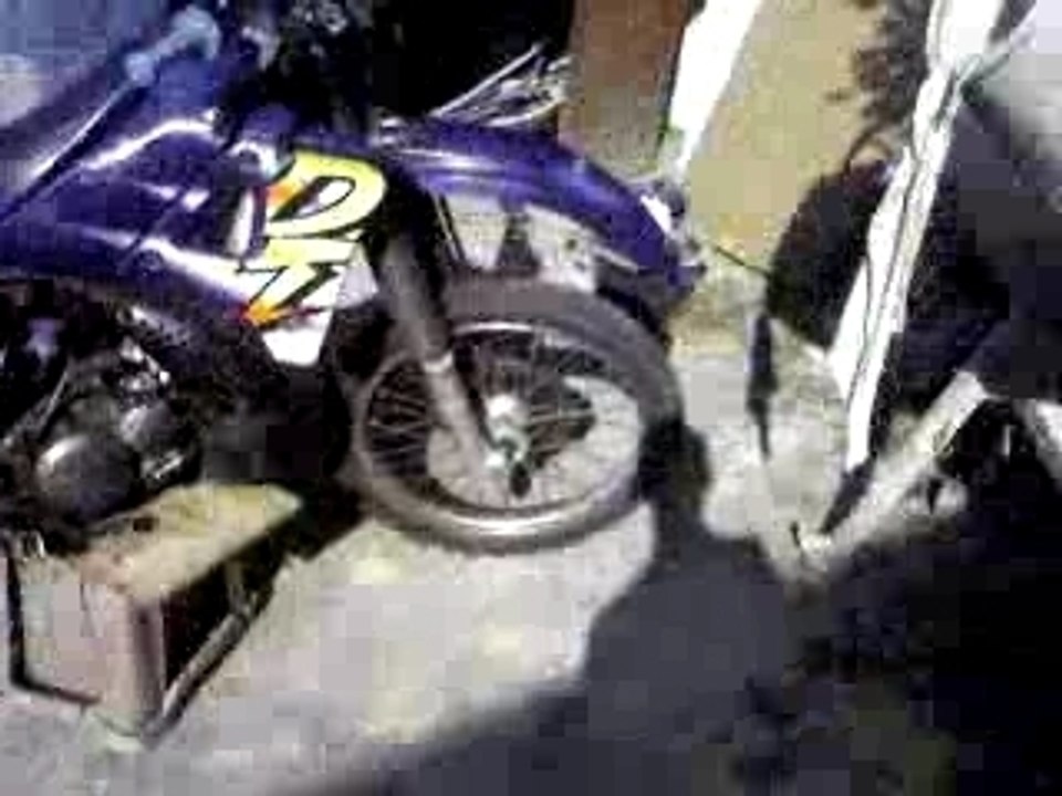 yamaha 125 DT, debut de la modification