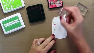 Stencil Embossing with White Embossing Powdersssss