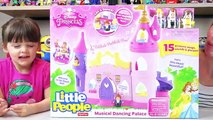 Disney Princess Musical Dancing Palace Little People Toys Belle Beast Cinderella Kinder Playtime