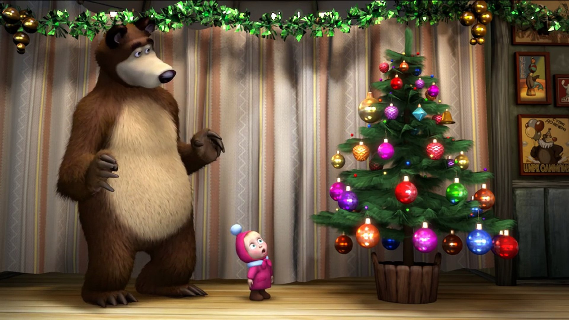 Masha y el Oso - Navidad Iluminada (Capítulo 3) Dibujos Animados en  español! - Vídeo Dailymotion