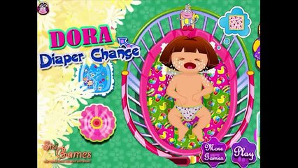 Dora Baby Diaper Change - Dora The Explorer - Dora Game