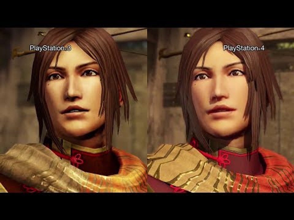 Dynasty Warriors 8 Camparaison Graphique PS4 - PS3