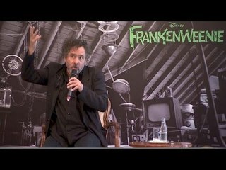 Tim Burton en conférence de Presse a Paris pour FrankenWeenie