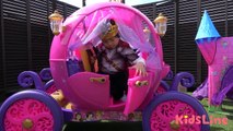 シンデレラの馬車みたいなプリンセス車 お出かけ こうくんねみちゃん Disney Princess Carriage Ride-on Powerwheels