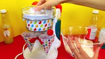 CANDY Snow Cone Maker Jelly Belly Yummy Ice Dessert + Ice Cream Play Food Review ~ Candy J