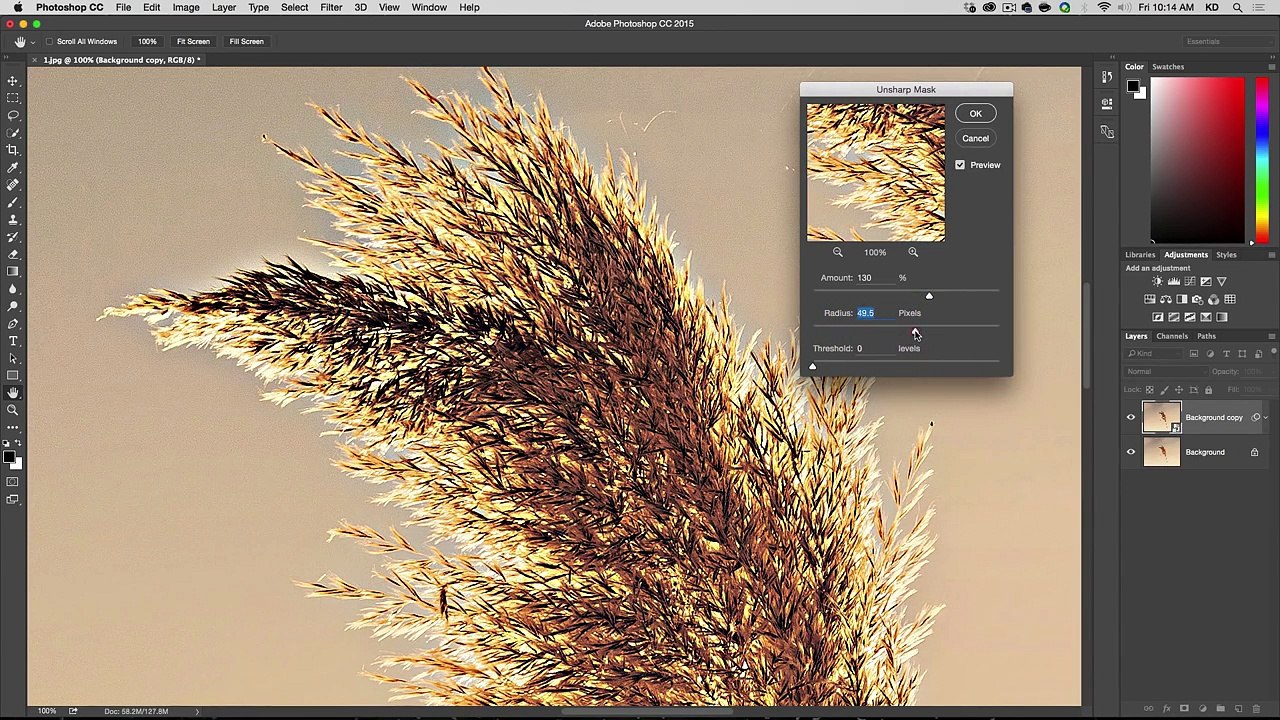 How to Sharpen Images in Photoshop