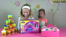 Play Doh Magical Carriage Disney Princess Cinderella | Play Doh Brillante con Glitter Carr