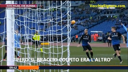 Rigore Juve-Milan: casistica stagionale su falli di mano dà ragione all'arbitro. Cesari e Ceniti smentiti da loro stessi