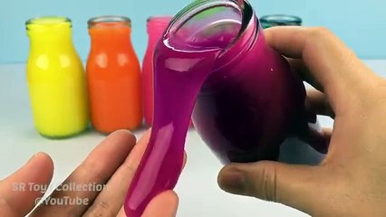 Learn Colours with Clay Slime Water Drop Shapes Surprise Toys Pokemon Spider Man Hello Kit