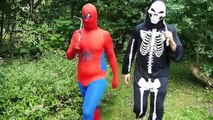 Spiderman Avenger SAW Skeleton! Superheroes Fun Spiderman Venom Joker Superheroes Action M