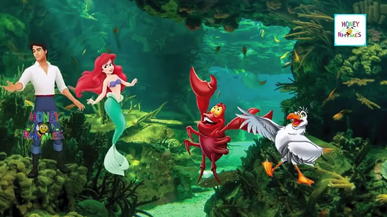 Русалочка Finger семья |Принцесса и Лягушка семейные палец питомник Коллекция рифмы