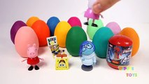 Spiderman Play Doh cars Surprise Eggs Hello Kitty Peppa Pig Lego Frozen egg