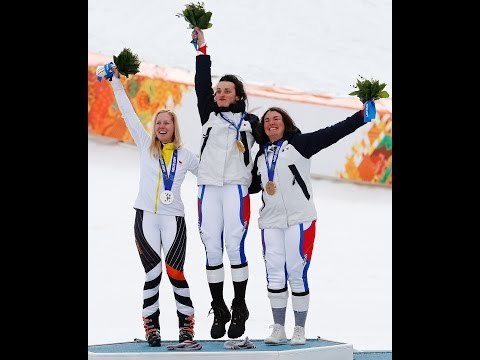 Women's giant slalom standing Victory Ceremony | Alpine skiing | Sochi 2014 Paralympic Winter Games