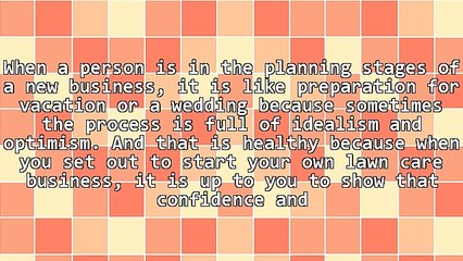 Anticipating Trouble for Your Lawn Care Business