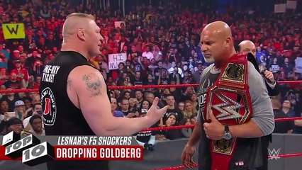 Brock Lesnar Destroy All The WWE & WWF Wrestlers In This Video Top 10 Shocking Lesnar Fight