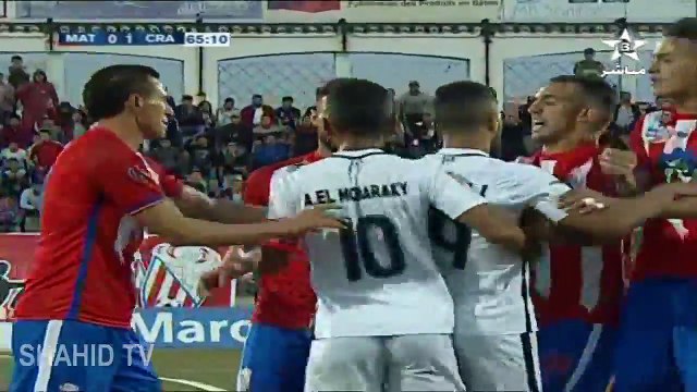 The expulsion of three players from the rural youth in front of Al Hoceima Tetouan Morocco