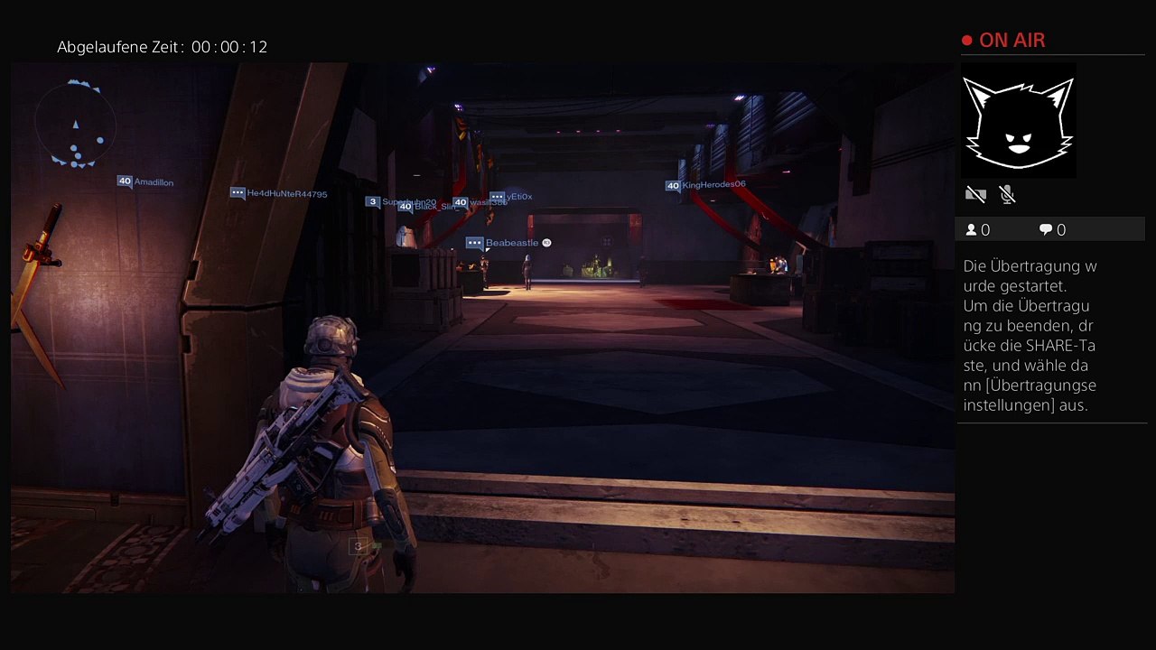 PS4-Live-Übertragung von Arian DESTINY