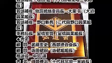 三代目弘道会　全直参　一覧