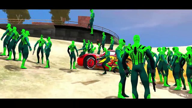 Человек-паук и человек-паук цвета дисней легковые автомобили молния Маккуин питомник рифмы для Дети