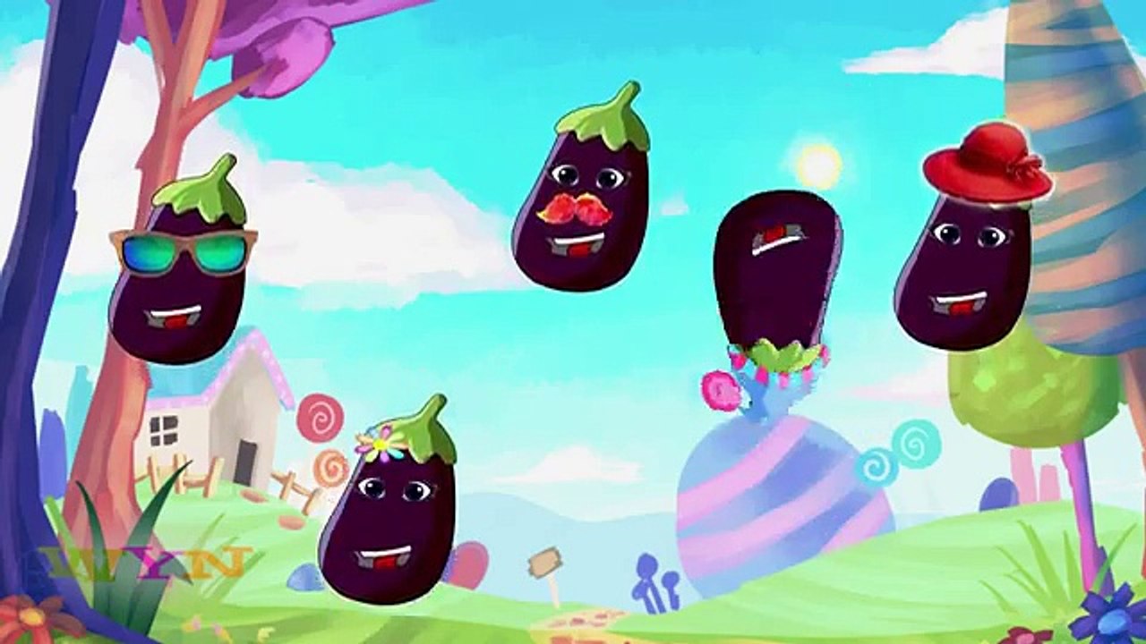 Баклажанные Finger Семья Потешки | Смешные Анимационные Ролики| Детские Песни | Детские Песни