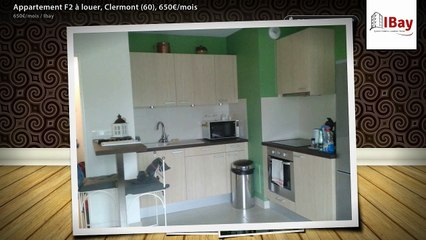Appartement F2 à louer, Clermont (60), 650€/mois