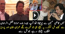 Imran Khan is Cracking Joke on Fazal ur Rehman