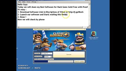 Hack Clash Royale Gems with Proof 100% Working