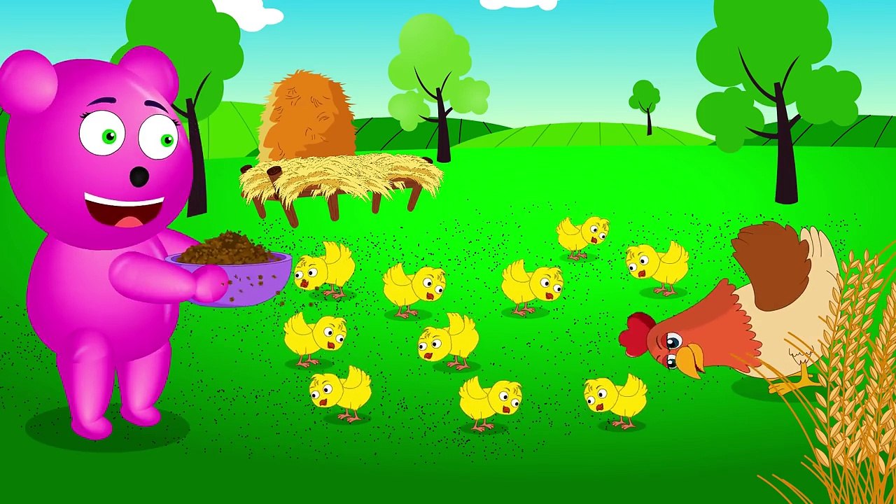 Mega Gummy Bear Visits Old Macdonald Farm Finger Family | Gummy Bear Rhymes | Rhymes For K