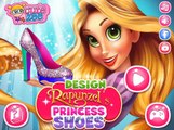 Design Rapunzel Princess Shoes - Princess Video Games For Little Girls