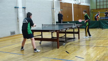 2. B-Schüler: L. Balzer gegen J. Bartels