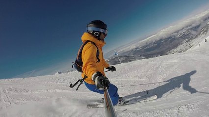 Skiing Les Orres 2017
