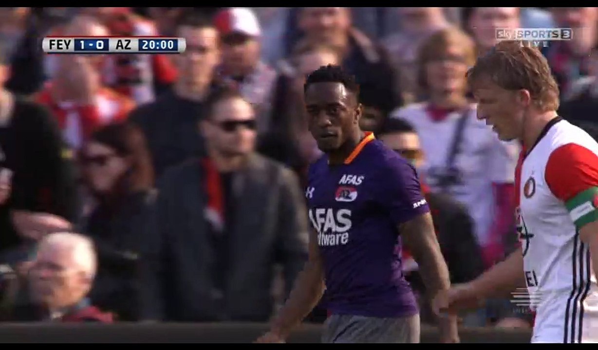 Jens Toornstra Goal HD - Feyenoord 2-0 AZ Alkmaar - 12.03.2017