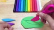 Learn Rainbow Colors with Play Doh Modelling Clay children toddlers Nursery Rhymes Learnin