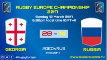 REPLAY GEORGIA / RUSSIA - RUGBY EUROPE CHAMPIONSHIP 2017